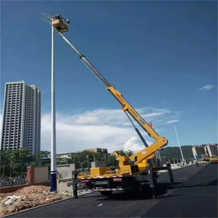 阜宁县维修路灯的曲臂升降车出租